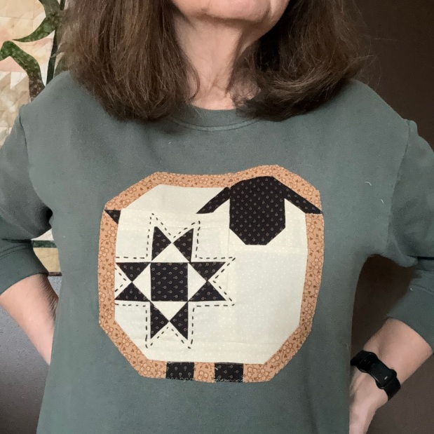 Add a Quilt Block to Your Sweatshirt
